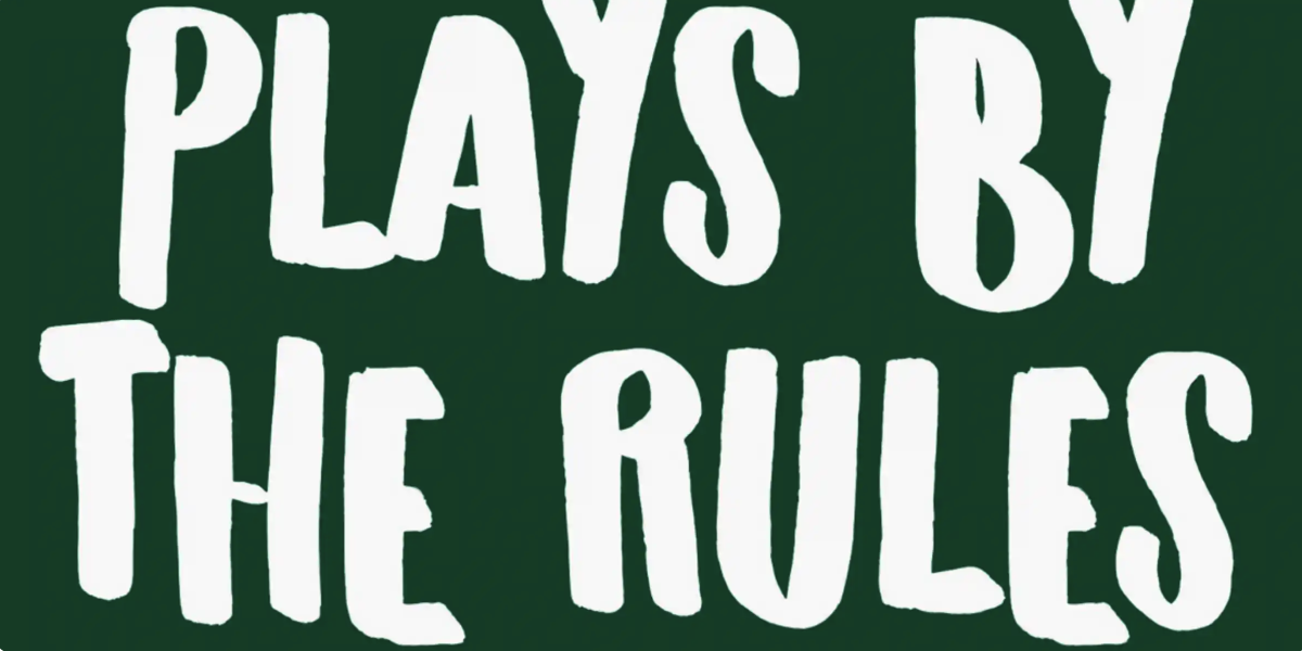 Banner for Play by the Rules short play exhibition